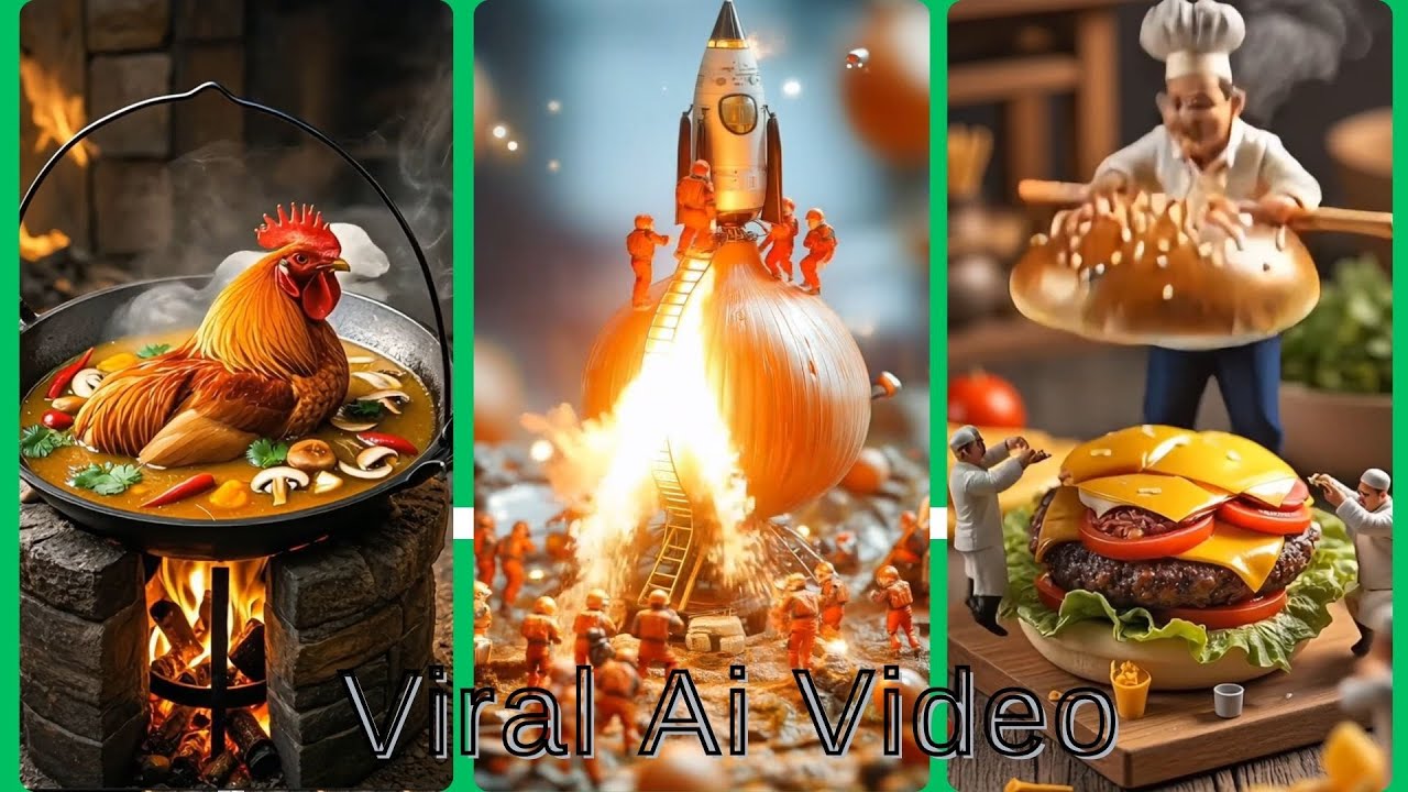 Mastering Viral Mini AI Worker Videos | Create Miniature Food Workers with AI
