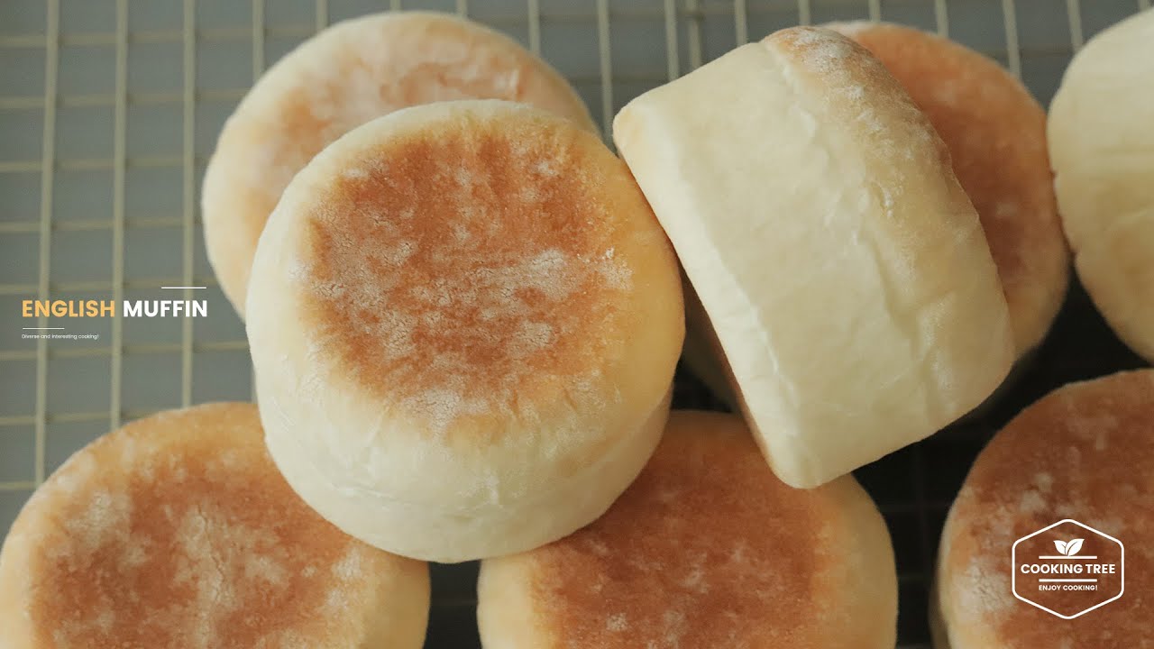 ⁣폭신폭신~ 잉글리쉬 머핀 만들기 : English Muffin Recipe | Cooking tree