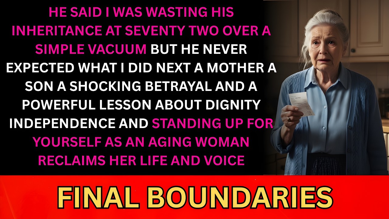 HE SAID MY MONEY WAS HIS INHERITANCE AT 72 — I SHOCKED HIM WITH MY NEXT MOVE