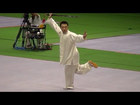 太極劔 蒼龍爪 雷樹震風 Wushu】2007 Wu-style Taijijian (Special performance) - YouTube