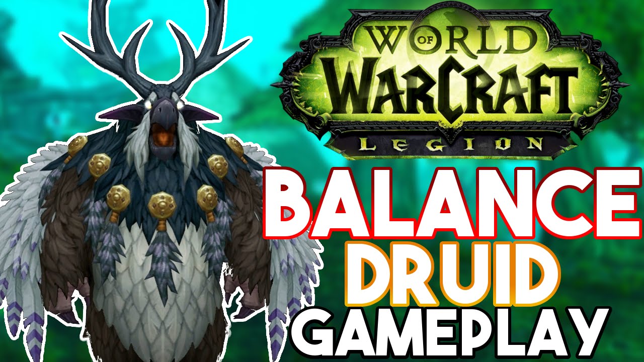 Balance Druid Gameplay (Artefakt + Order Hall) Legion Alpha YouTube