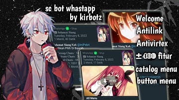 NEW UPDATE SCRIPT BOT WHATSAPP FREE APIKEY || 400 FITUR || WORK ALL FITUR