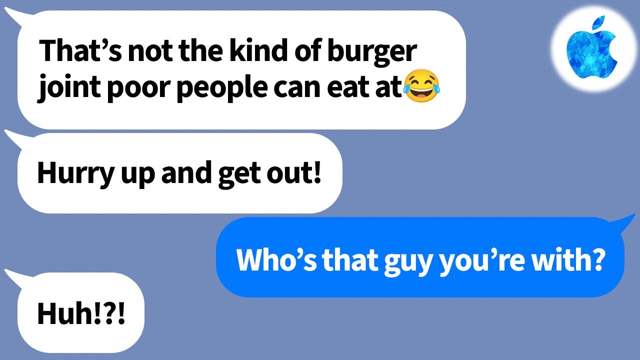 【Apple】My rich friend looked down on me for eating at a high-class burger joint: 