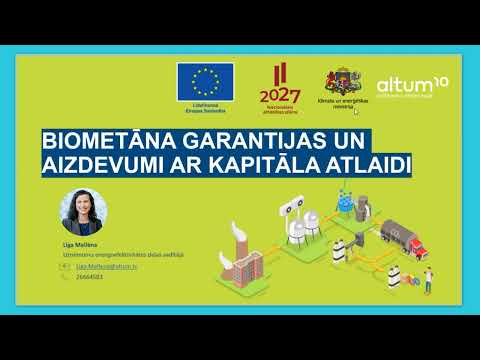 Seminārs "Atbalsta programma biometāna ražošanai un transportēšanai"