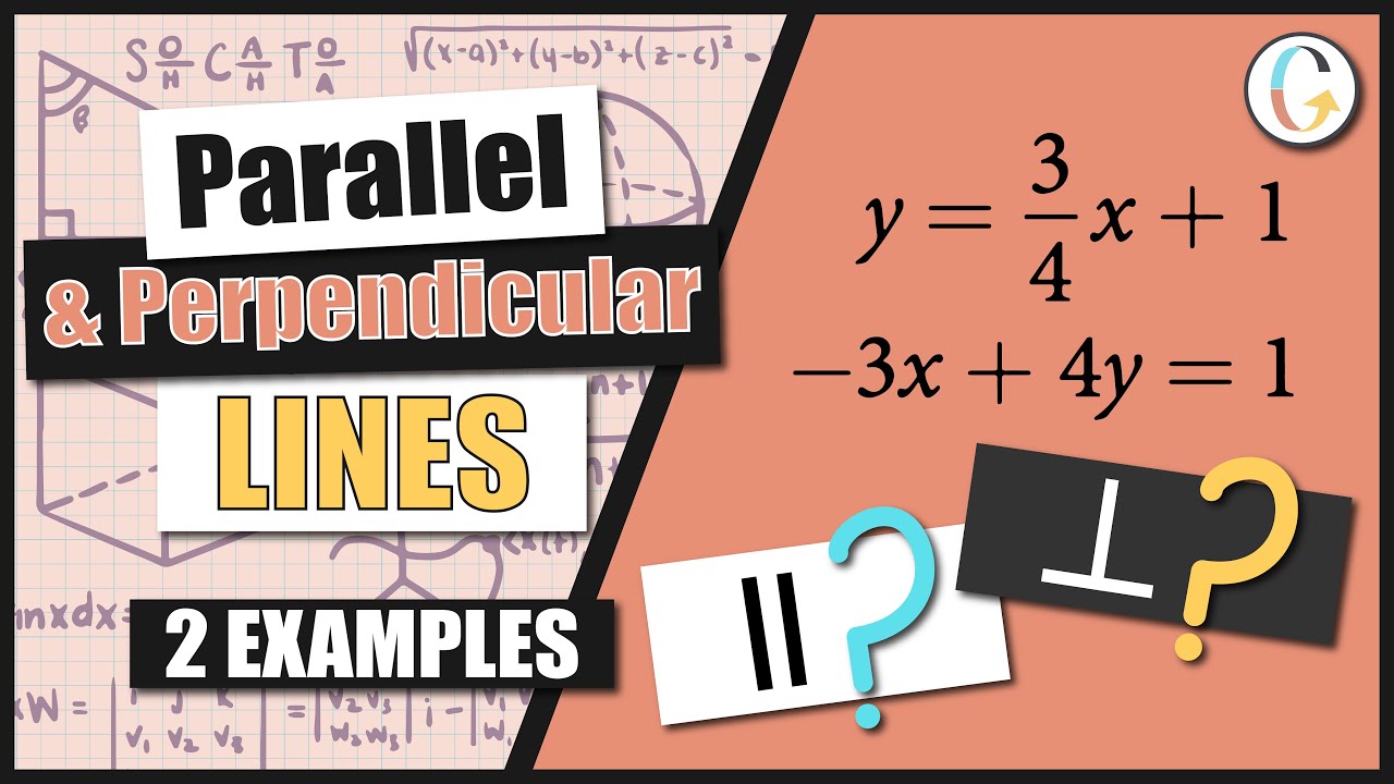 How To Tell If Lines Are Parallel Perpendicular Or Neither Y 3 4x How To Tell If Lines Are Parallel Perpendicular Or Neither Y 3 4x