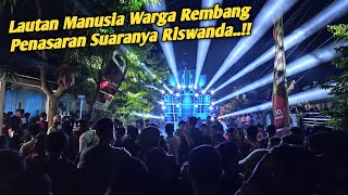 Riswanda Cek Sound Di Padati Lautan Manusia Penasaran Dengan Bass Gluduk nya Malang..!!