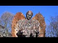 Knife Angel sculpture erected at Hull. 4th February 2019
