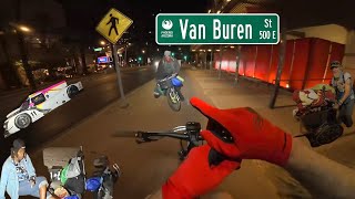 Riding Phoenix’s Previous Most Dangerous Street at Night: VAN BUREN aka Funset Strip
