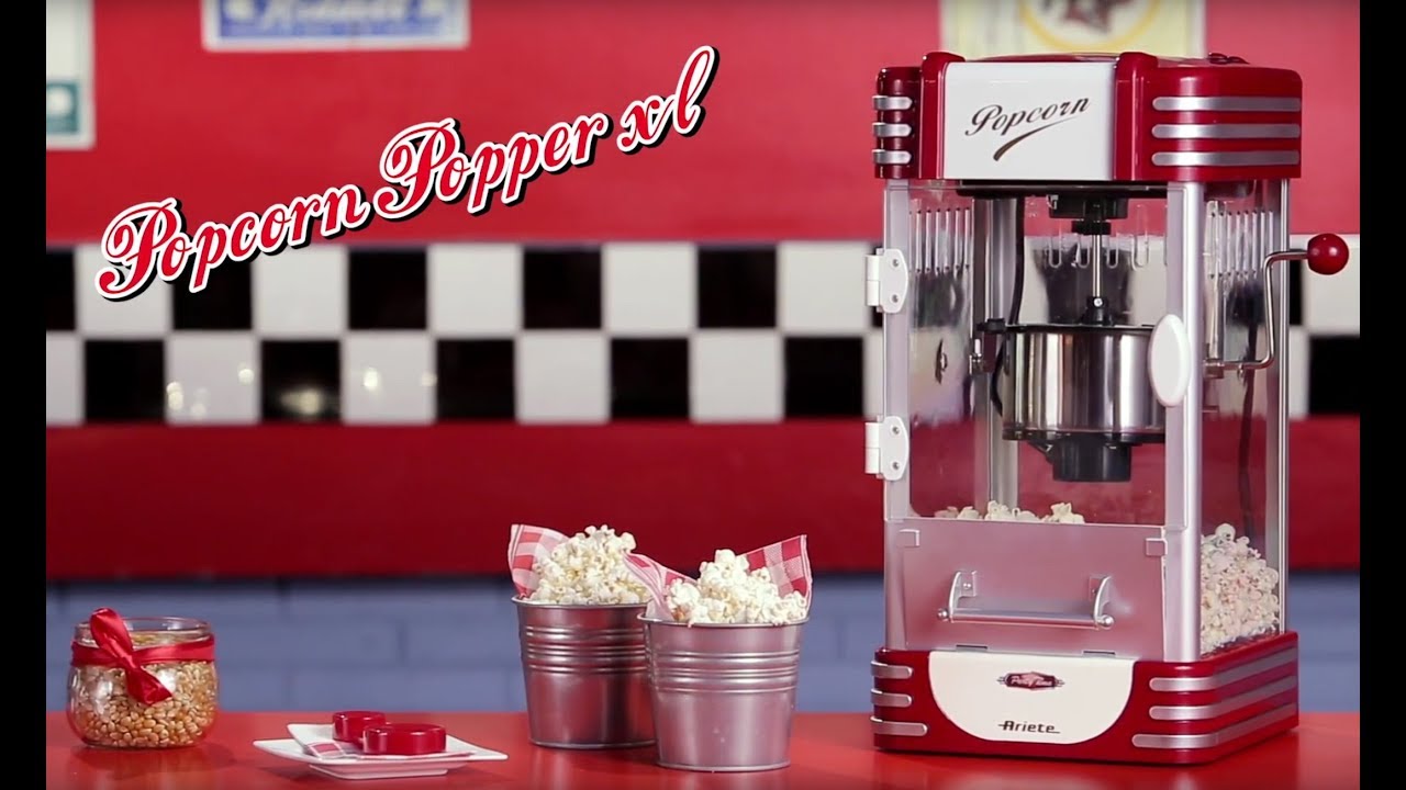 Popcorn Popper XL Macchina per Popcorn Party Time Ariete 2953 YouTube