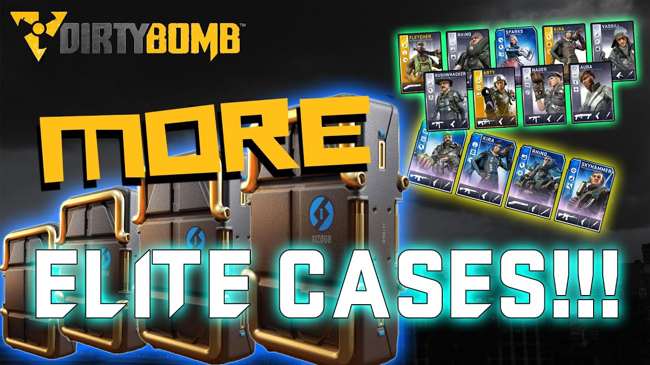 Dirty Bomb Quest for COBALT! | UNBOXING ELITE CASES and Trade Up! - YouTube