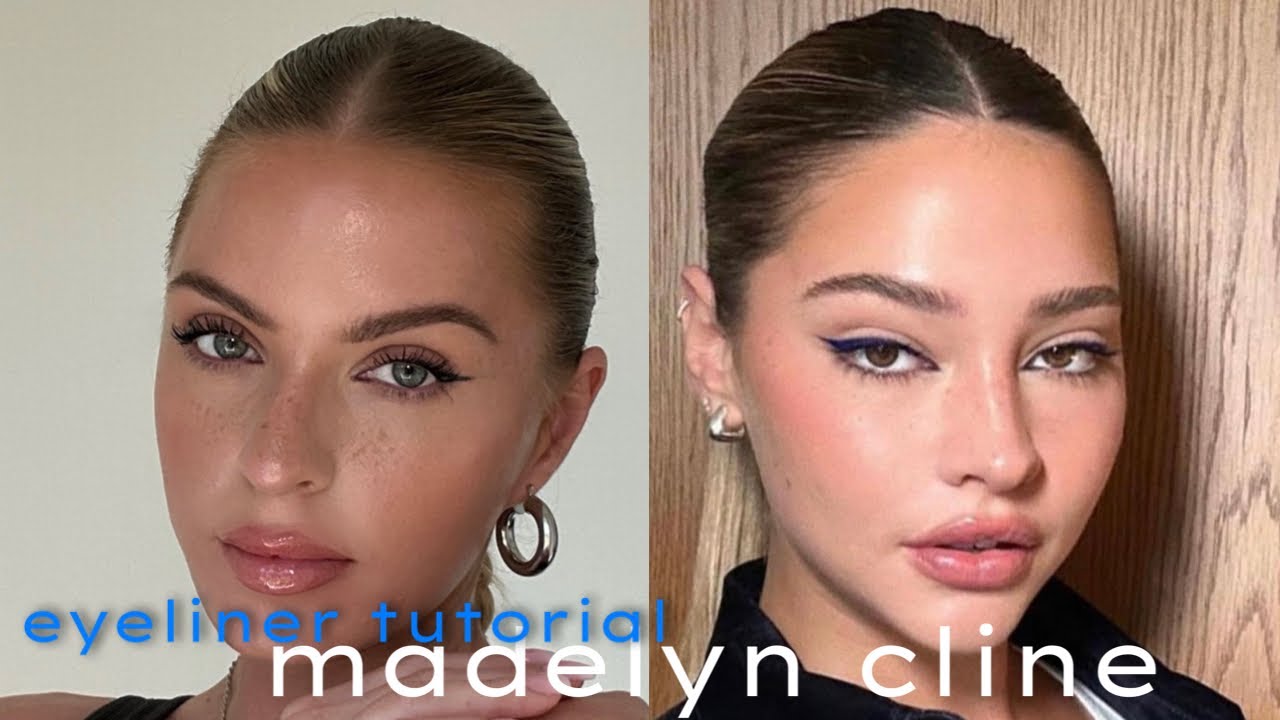 MADELYN CLINE WINGED LIQUID EYELINER TUTORIAL YouTube