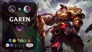 Garen Mid vs Yone - KR Master Patch 14.3