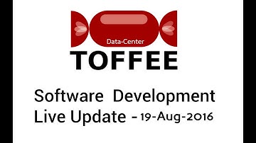 147 VLOG - TOFFEE-DataCenter WAN Optimization software development - 19-Aug-2016