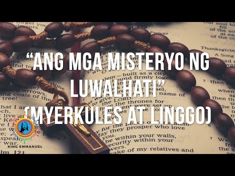 Video: Sa anong mga araw sinasabi ang mga misteryo ng rosaryo?