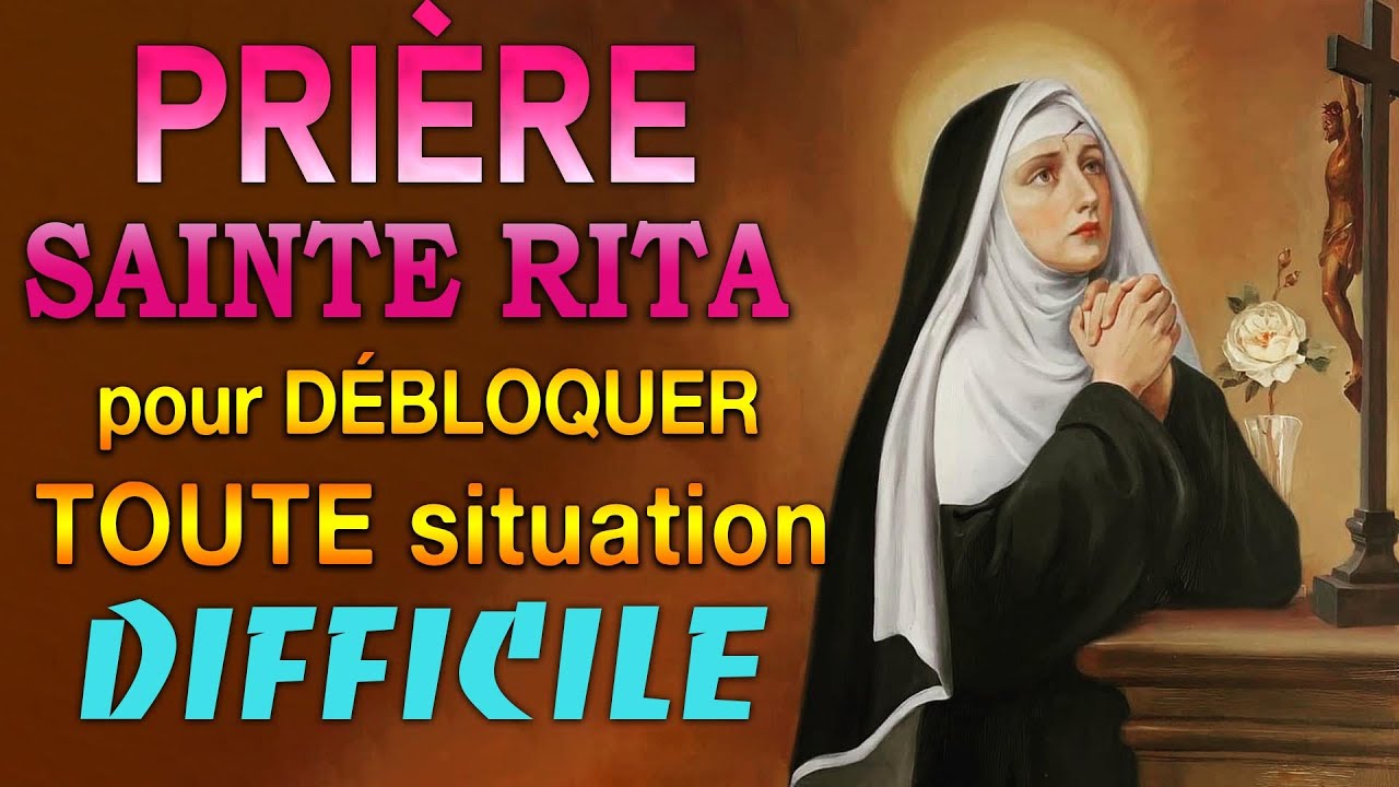 Prière PUISSANTE à SAINTE RITA de CASCIA 🙏 Prière PUISSANTE pour
