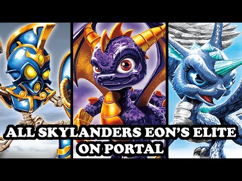 Skylanders Imaginators - All Skylanders Eon's Elite on Portal