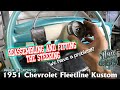 Reassembling the 51 chevy steering column and refitting back into the area 51 kustom