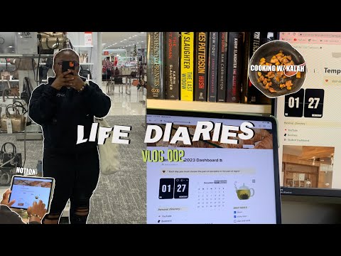 LIFE DIARIES|| Planning 2023 ✍🏾Starbucks☕️, Cook w/ Me ,