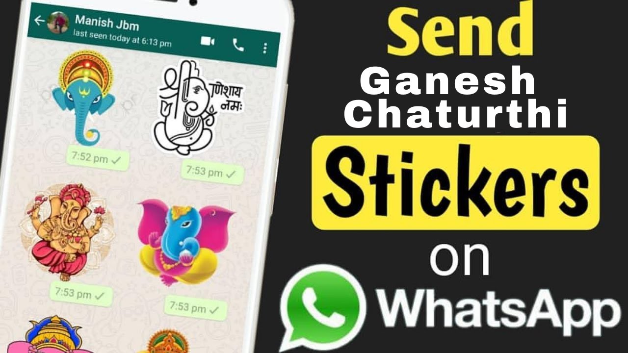 Ganesh Chaturthi 2021 WhatsApp Stickers: How to Download and Send ...