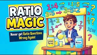 Never get Ratio Questions Wrong Again! Animated Maths for All: