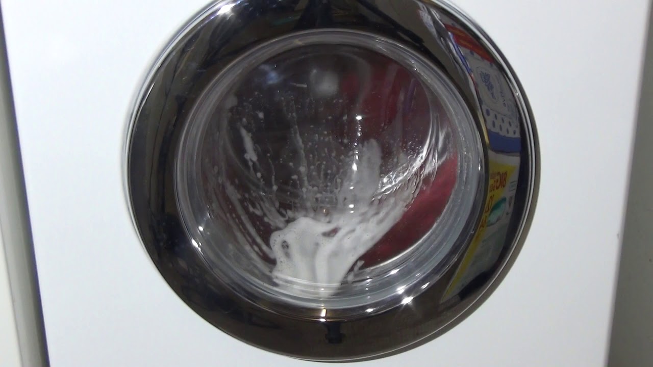 How Miele little giant PW6055 handles a sudslock spin