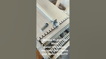 Worst planer thicknesser/ Metabo HC 260        #planer  #metabo #woodworking #woodworking  #machine