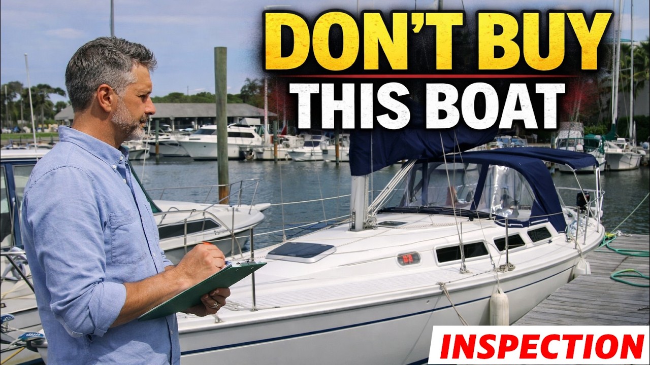 ⁣Inspection Checklist: Sailboat Buyers Guide