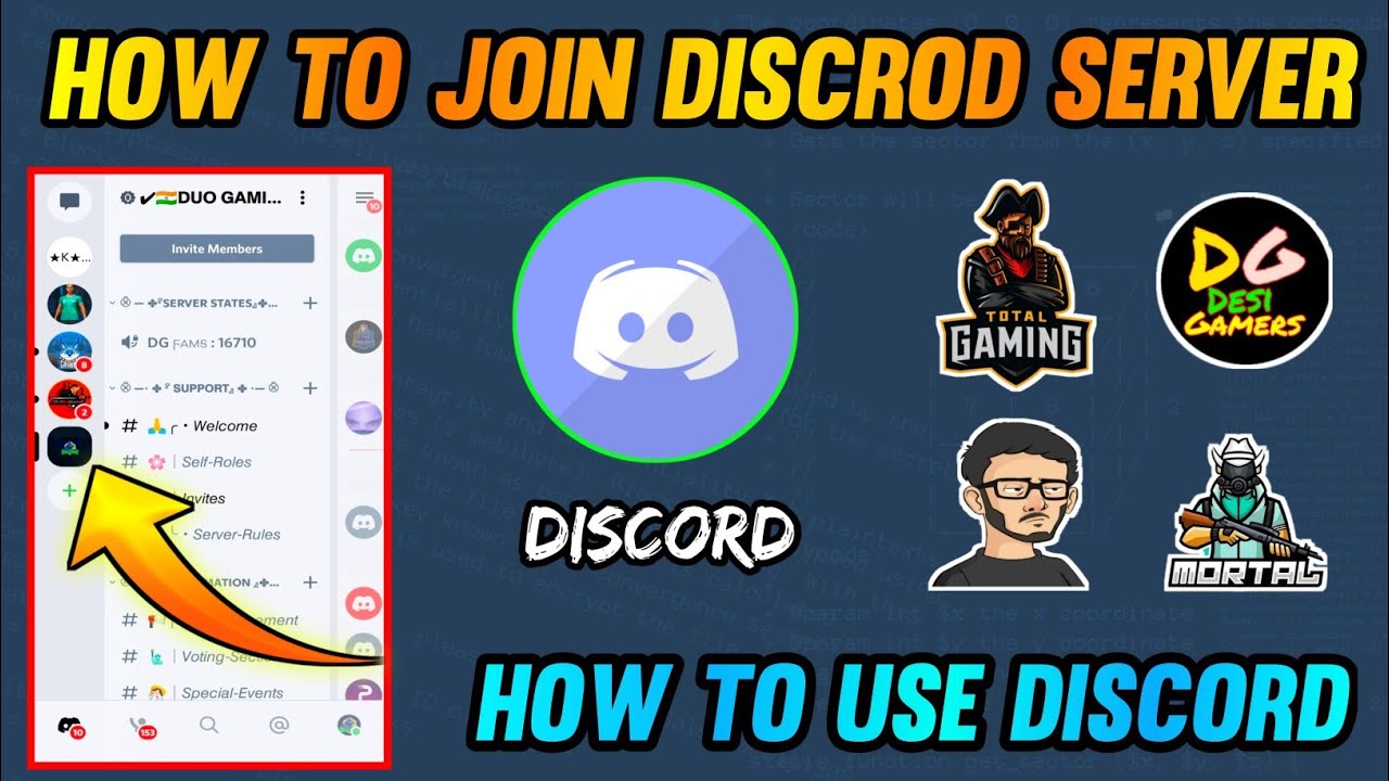 How To Use Discord..How To Join Discrod .. Discrod Use Kaise Kare - YouTube