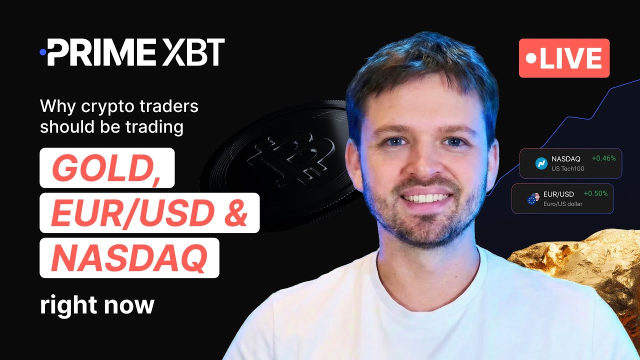 LIVE: Why crypto traders should be trading Gold, EUR/USD & NASDAQ right now