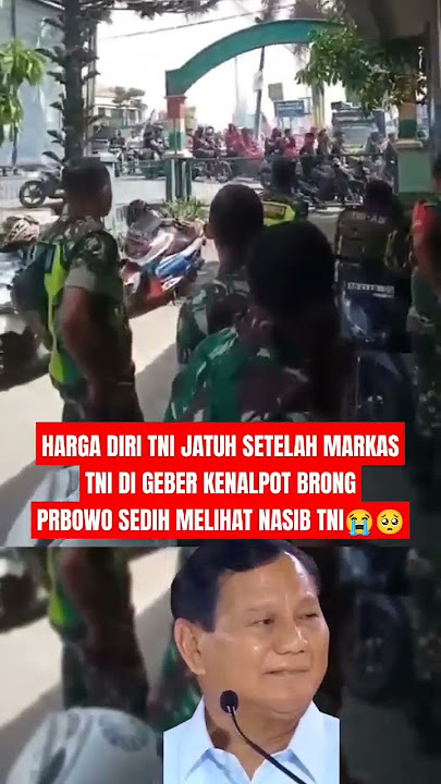 WIBAWA TNI JATUH!! PRABOWO INGIN PERKUAT TNI SUPAYA TIDAK DI RENDAHKAN😭🥺 #tniindonesia #brigadirj