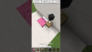 Simple Pink Bed Upgrade You Can Use In Your Minecraft Base! #shorts