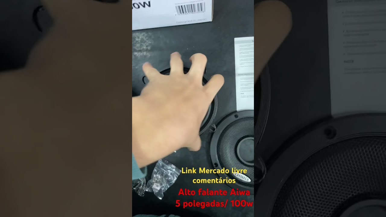 Alto Falante Aiwa 5 Polegadas, 100w. Link comentários!!! 🔥