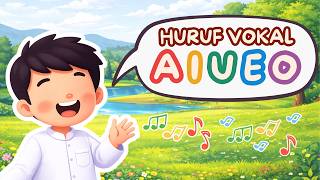 Huruf Vokal AIUEO | Lagu Anak Tanpa Musik Vocal Only