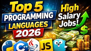Top 5 Programming Languages to Learn in 2026 🚀 (Best for High Salary Jobs)