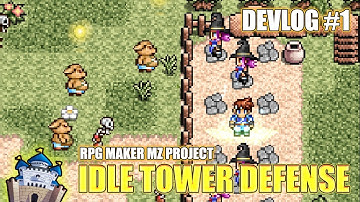 Roguelite Idle Tower Defense  - RPG Maker MZ Project (Devlog 1 )