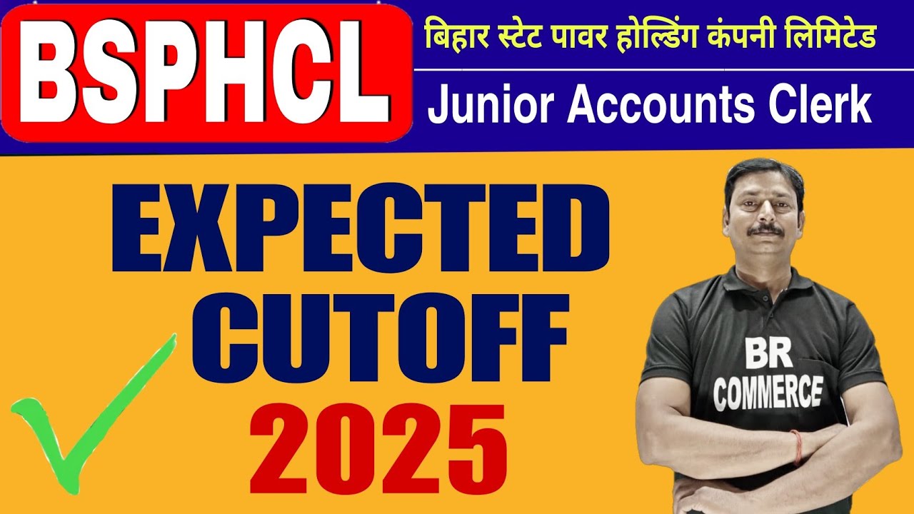 BSPHCL | EXPECTED CUTOFF| JUNIOR ACCOUNT CLERK |