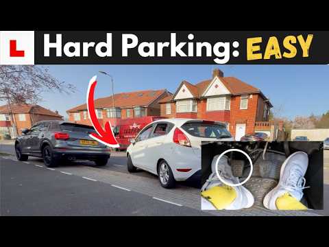 Difficult Parking Made Easy In A Manual Car