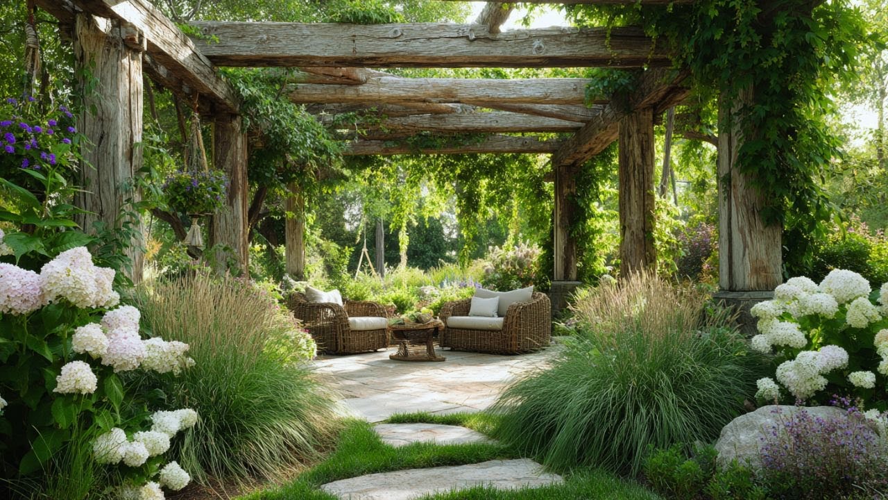 Small Space Serenity: A Calming Presentation of Vintage Garden Ideas