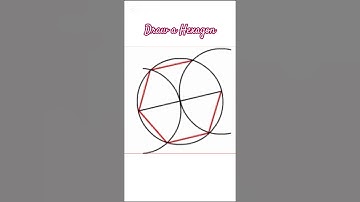 Simple Trick to Draw a perfect Hexagon #maths #viral #shortvideo #shorts #geometry #tricks