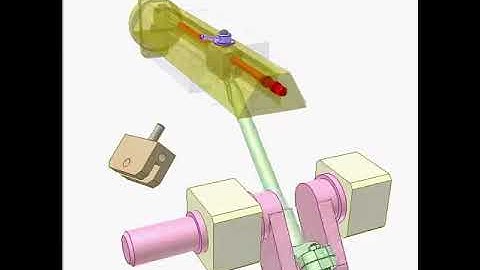 crank mechanism for adjusting stroke position 2