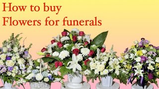 Funeral Questions  - how to choose a florist