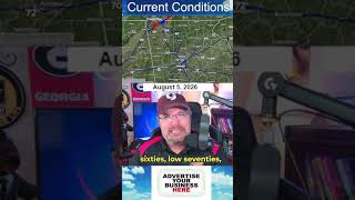 Here's why North Georgia weather keeps staying wet! 😵 #weather #georgia #shorts