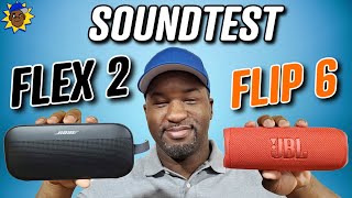 Bose Soundlink Flex 2 and JBL Flip 6 FACE OFF in an EPIC Soundtest!