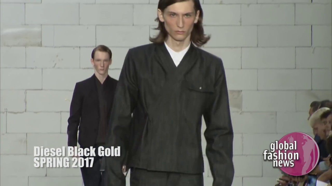 Diesel Black Gold Spring / Summer 2017 Men's Runway Show | Global Fashion News