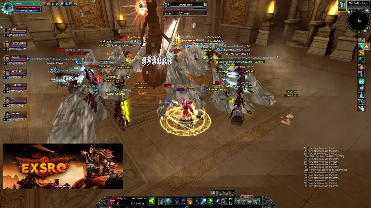 Silkroad Online Unique Mix #2 iAexioN /// WarriorTuRKS /// RoyalFamily l ExSro 120CAP