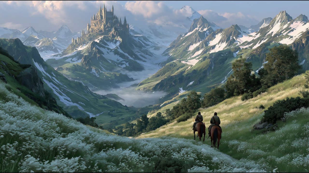 Journey to the Mountain Kingdom | Celtic Fantasy Music & Nature Ambience for Calm Focus
