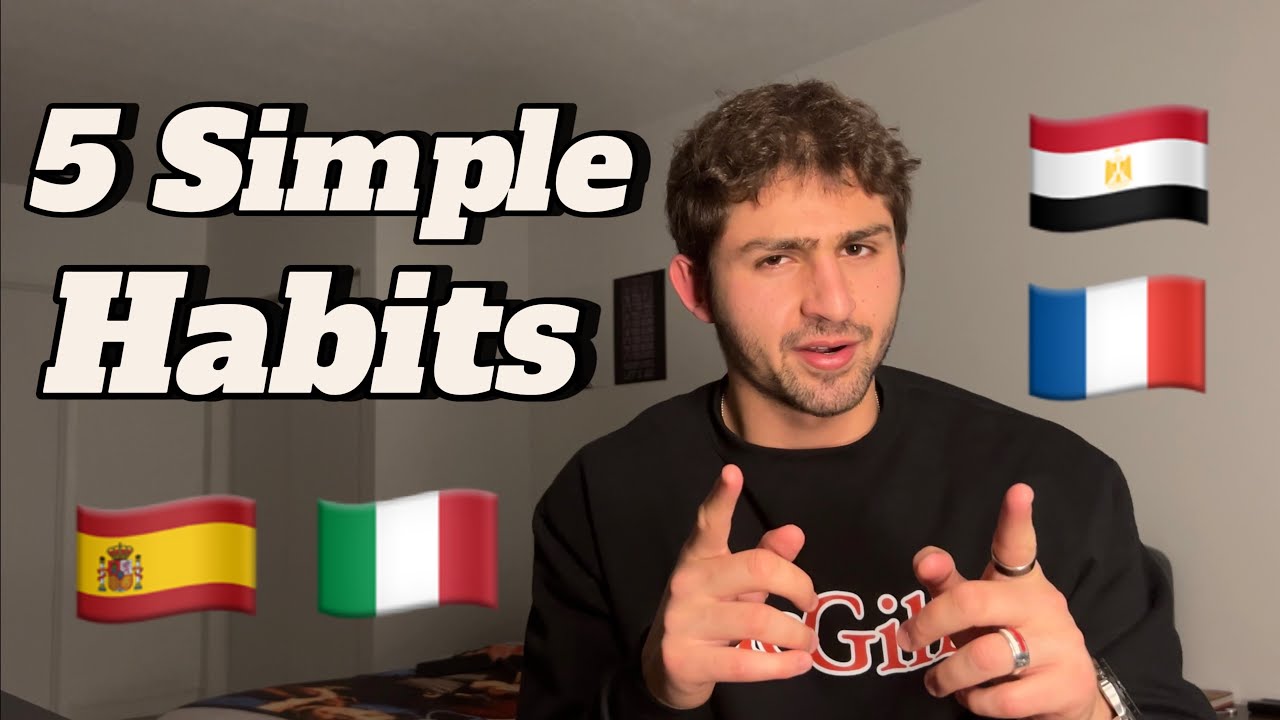 5 Simple Habits For Your Language Learning Journey - YouTube