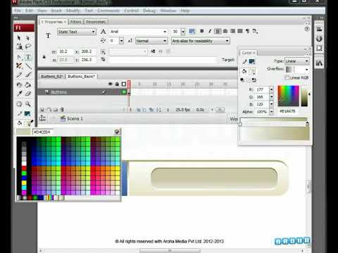 Create Interactive Buttons with Adobe Flash | Adobe Flash Tutorial