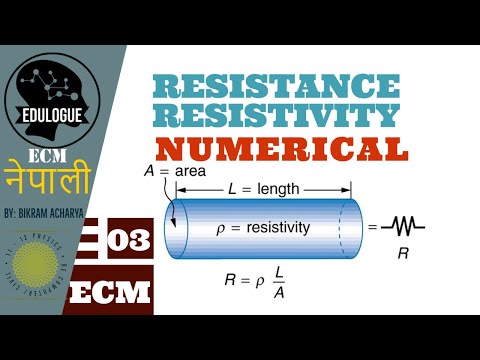 3.  RESISTANCE & RESISTIVITY || NUMERICAL || Explained in Nepali