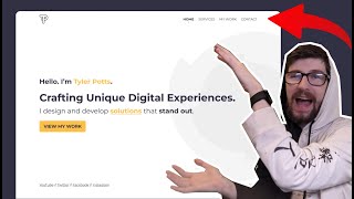 How To Build a Navigation Bar & Mobile Menu - Portfolio Website - Part 1